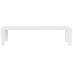 Hayman Dining Table 120" Aluminum White