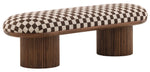 Aster Bench - Furman Mocha, 64"W