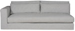 Leone Sectional, Identify Dove Performance Fabric, 138" x 138"D