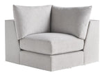 Lucy 141” x 111” Trackstar Nickel Performance Fabric Sectional (can be left or right facing)