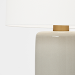 Shanghai Table Lamp, Shellish Grey, 30.6" H