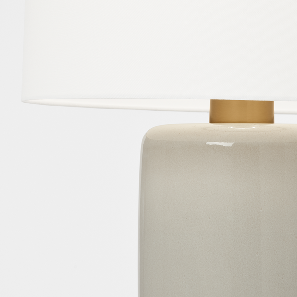 Shanghai Table Lamp, Shellish Grey, 30.6" H