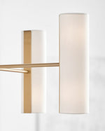 Capalino Large Chandelier - Satin Brass, 30"Dia
