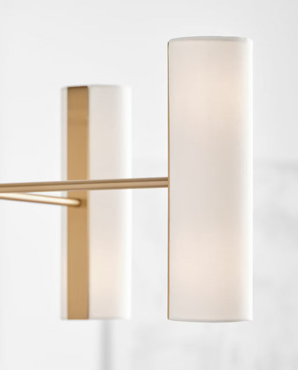 Capalino Large Chandelier - Satin Brass, 30"Dia