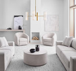 Capalino Large Chandelier - Satin Brass, 30"Dia