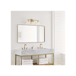 Belcarra 3-Light Bath Sconce, Satin Brass, 27"W