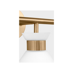 Belcarra 3-Light Bath Sconce, Satin Brass, 27"W