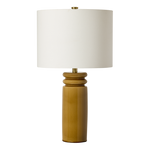 Feikudo Medium Table Lamp, Cracked Honey, 25.9"H