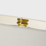 Feikudo Medium Table Lamp, Glossy White, 25.9"H