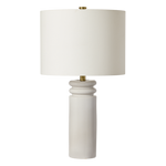 Feikudo Medium Table Lamp, Glossy White, 25.9"H