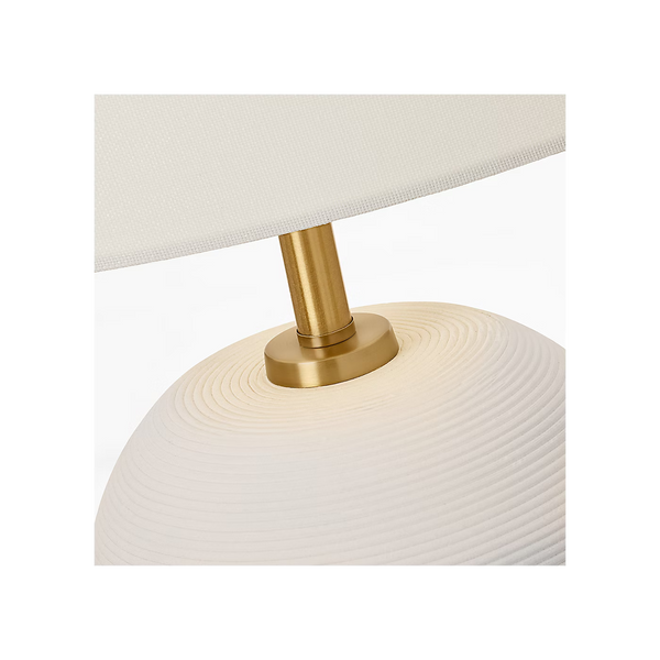 Fanny Slim Table Lamp, Matte Concrete, 28"H