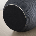 Fanny Slim Table Lamp, Rough Black Ceramic