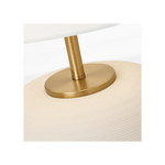 Fanny Wide Table Lamp, Matte Concrete, 22.6"