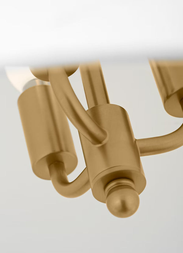 Beauvoir 18" Hanging Shade - Satin Brass