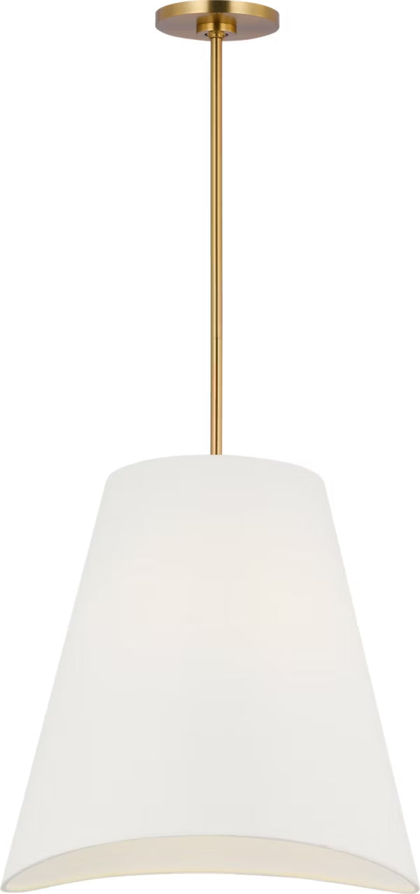 Beauvoir 18" Hanging Shade - Satin Brass