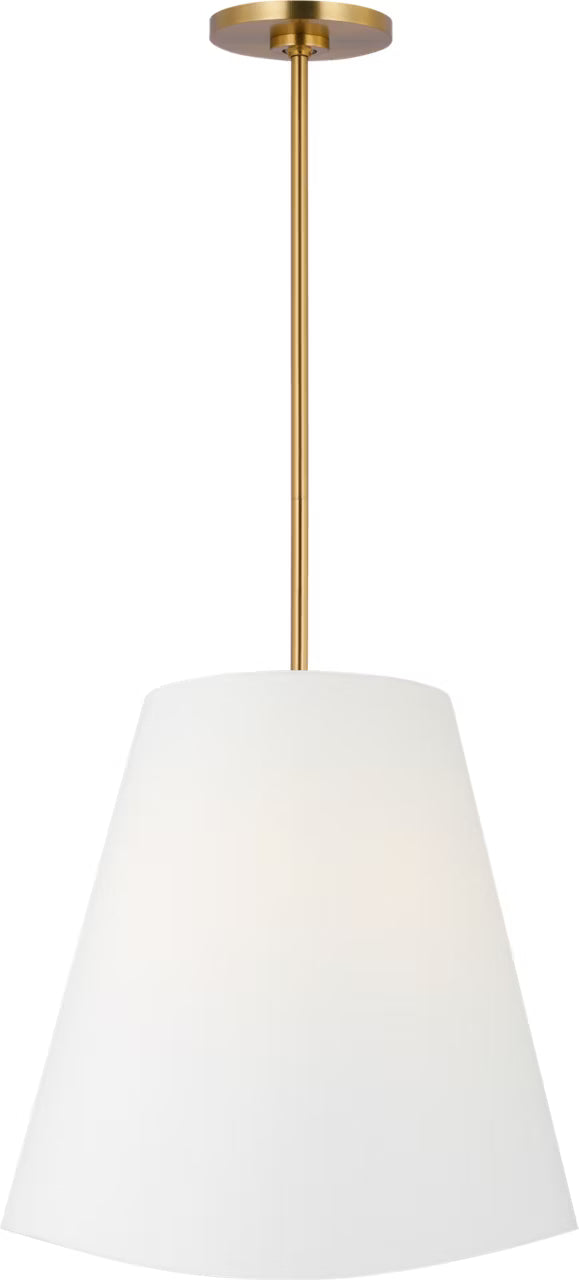 Beauvoir 18" Hanging Shade - Satin Brass