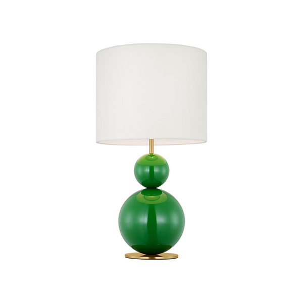 Suki Medium Table Lamp - Green, 22"H