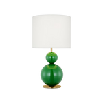 Suki Medium Table Lamp - Green, 22"H