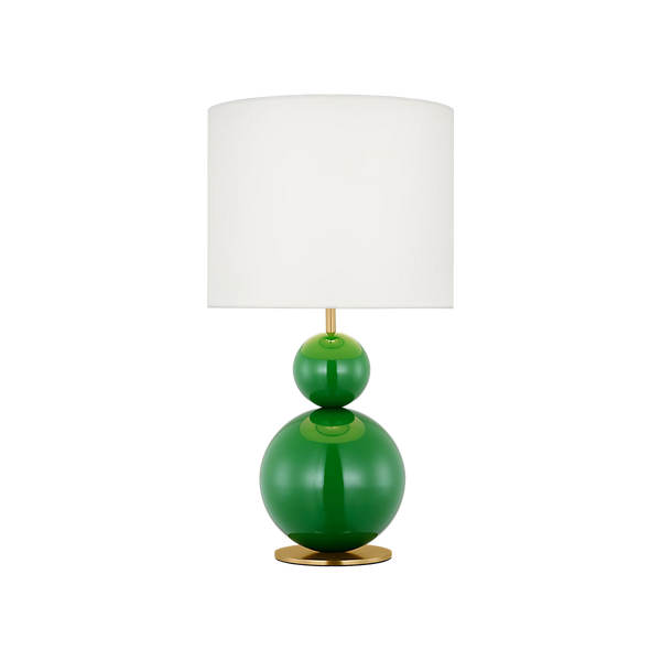 Suki Medium Table Lamp - Green, 22"H
