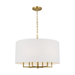 Danica Large Hanging Shade, Burnished Brass, 25" Dia