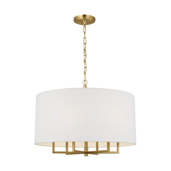 Danica Large Hanging Shade, Burnished Brass, 25" Dia