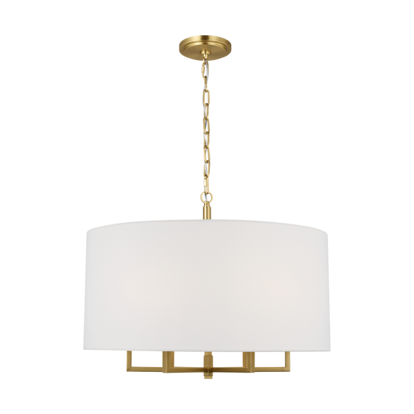 Danica Large Hanging Shade, Burnished Brass, 25" Dia