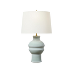 Nova Medium Table Lamp - Silk Green, 27.62"H