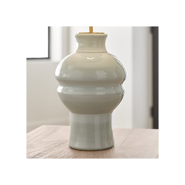 Nova Medium Table Lamp - Silk Green, 27.62"H