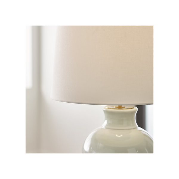 Nova Medium Table Lamp - Silk Green, 27.62"H