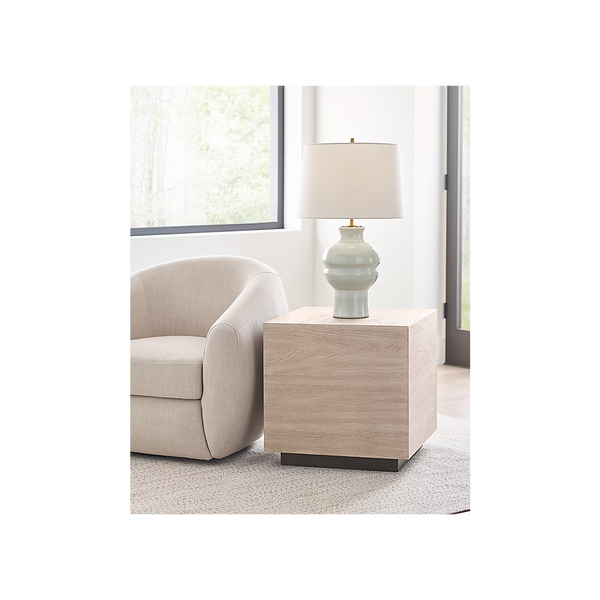 Nova Medium Table Lamp - Silk Green, 27.62"H