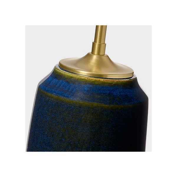 Cato Medium Table Lamp - Mixed Blue Brown, 27.75"H