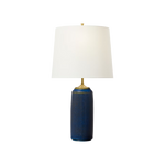 Cato Medium Table Lamp - Mixed Blue Brown, 27.75"H