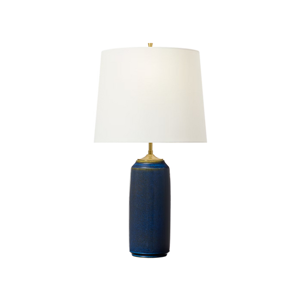 Cato Medium Table Lamp - Mixed Blue Brown, 27.75"H