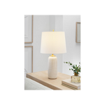 Cato Medium Table Lamp - Natural White, 27.75"H