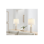 Cato Medium Table Lamp - Natural White, 27.75"H
