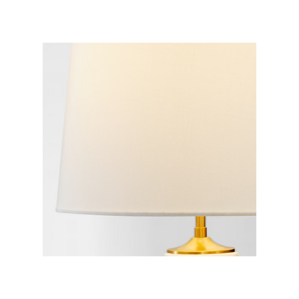 Cato Medium Table Lamp - Natural White, 27.75"H