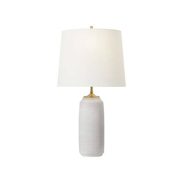 Cato Medium Table Lamp - Natural White, 27.75"H