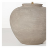 Casey Medium Table Lamp, Silt Grey Ceramic, 24.5"H