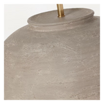 Casey Medium Table Lamp, Silt Grey Ceramic, 24.5"H