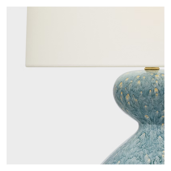 Gannet Table Lamp, Blue Lagoon, 29.25"H