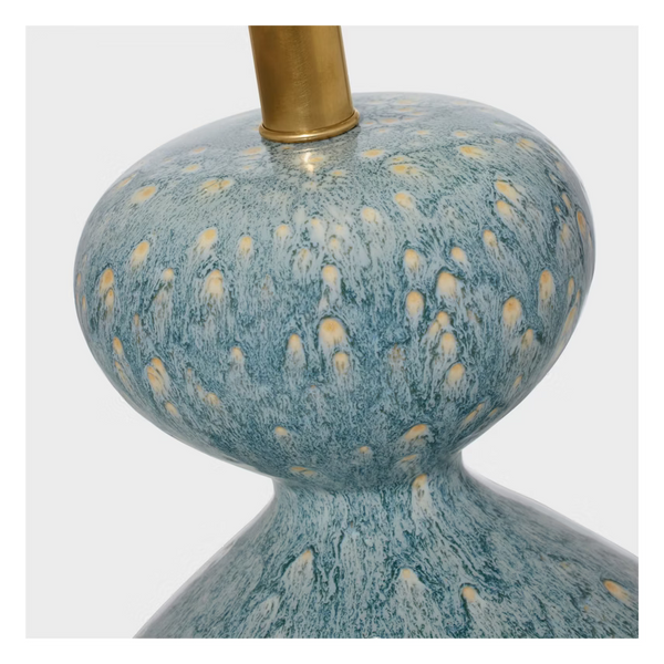 Gannet Table Lamp, Blue Lagoon, 29.25"H