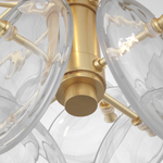 Loire Medium Tiered Flush Mount, Gild