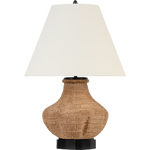 Tahiti Table Lamp, Toast, 25"