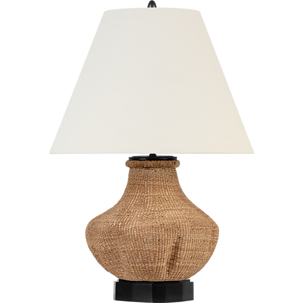 Tahiti Table Lamp, Toast, 25"