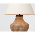 Tahiti Table Lamp, Toast, 25"