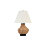 Tahiti Table Lamp, Toast, 25"