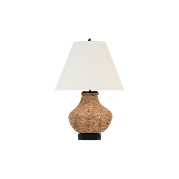 Tahiti Table Lamp, Toast, 25"