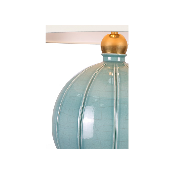 Ponteil 26" Table Lamp - Crackled Robin, 26"H