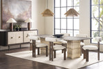 Wright Dining Chair, Jackpot Chalk Performance Fabric / Saddle Finish