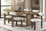 Wright Dining Chair, Jackpot Chalk Performance Fabric / Saddle Finish